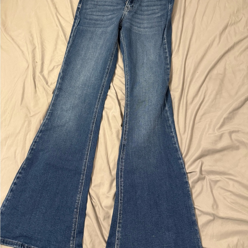 Classic Blue Flared Women's Jeans